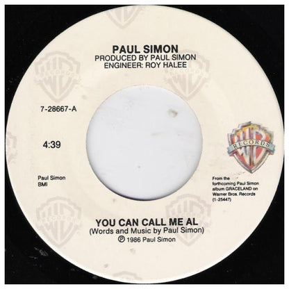 PAUL SIMON - YOU CAN CALL ME ALL | 7" SINGLE VINILO USADO
