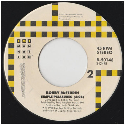 BOBBY McFERRIN - DON'T WORRY BE HAPPY | 7" SINGLE USADO