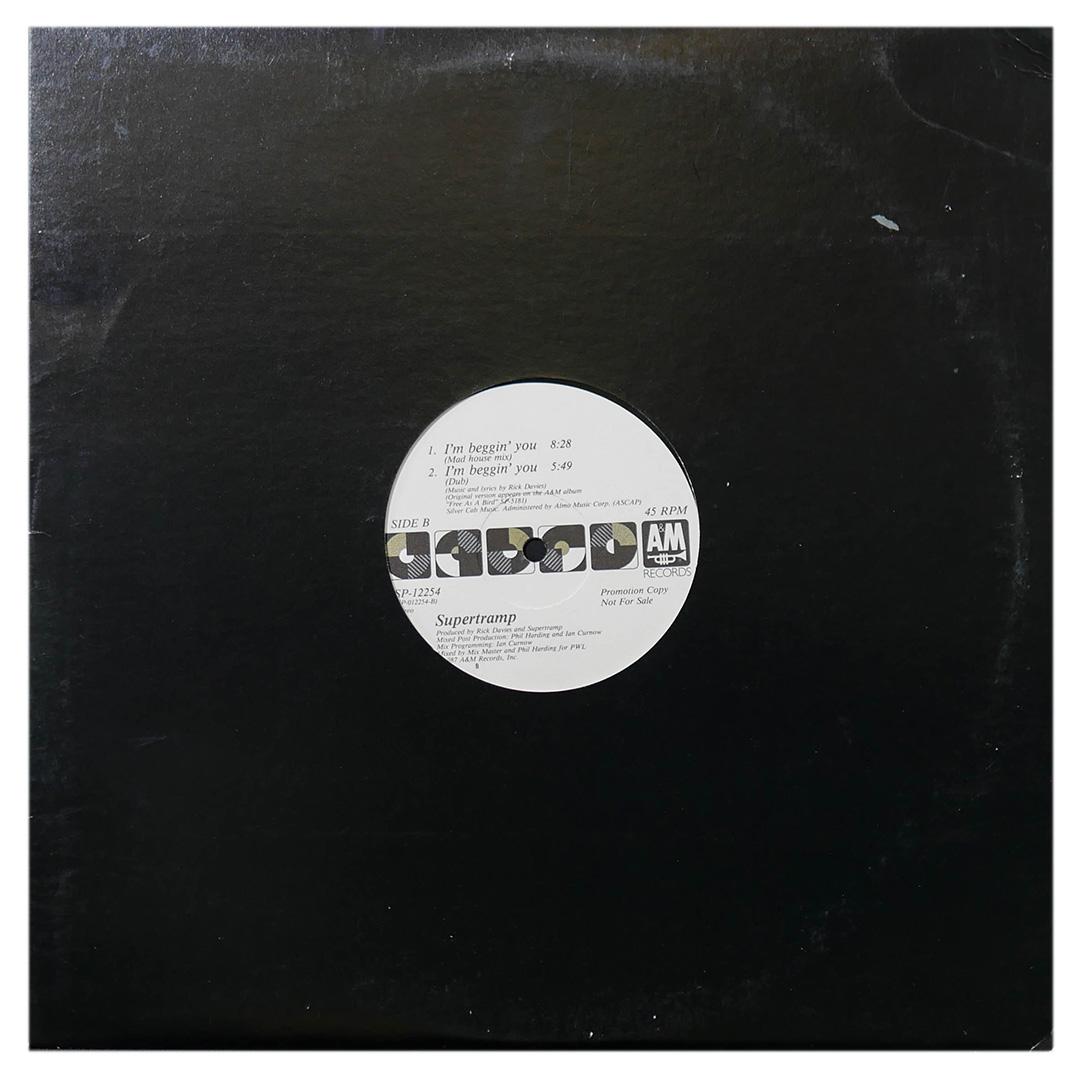 SUPERTRAMP - I M BEGGIN  YOU | 12" MAXI SINGLE USADO