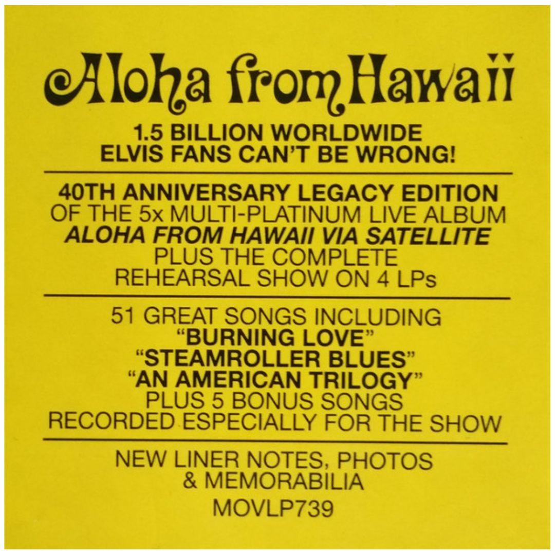 ELVIS PRESLEY - ALOHA FROM HAWAII (DELUXE) (4LP) | VINILO