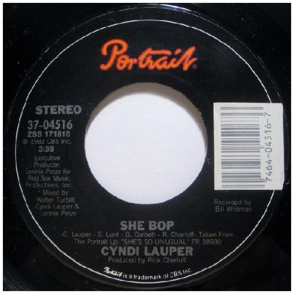 CYNDI LAUPER - SHE BOP | 7" SINGLE USADO