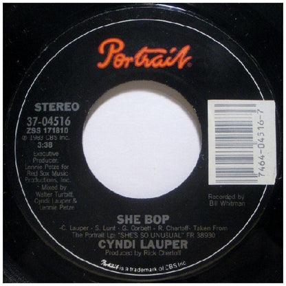 CYNDI LAUPER - SHE BOP | 7" SINGLE USADO