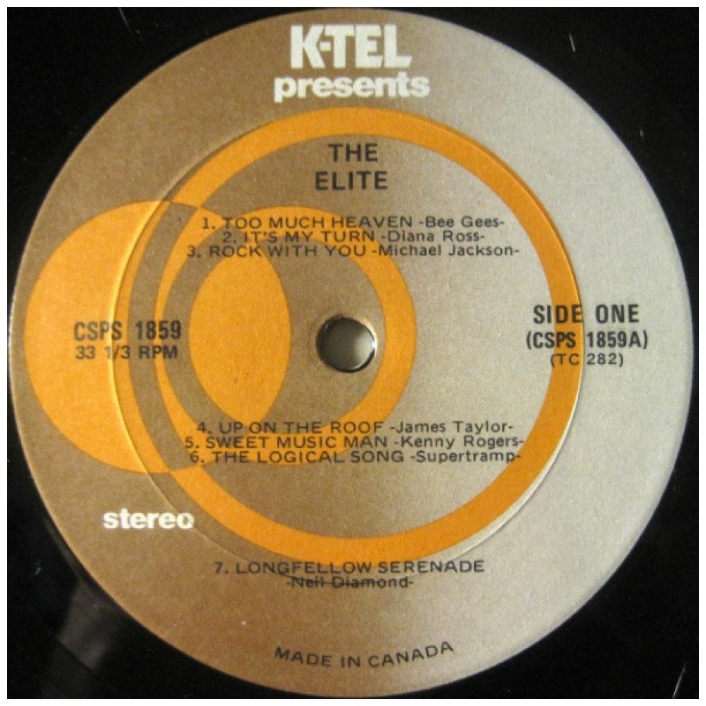 THE ELITE - 15 GREAT HITS | VINILO USADO