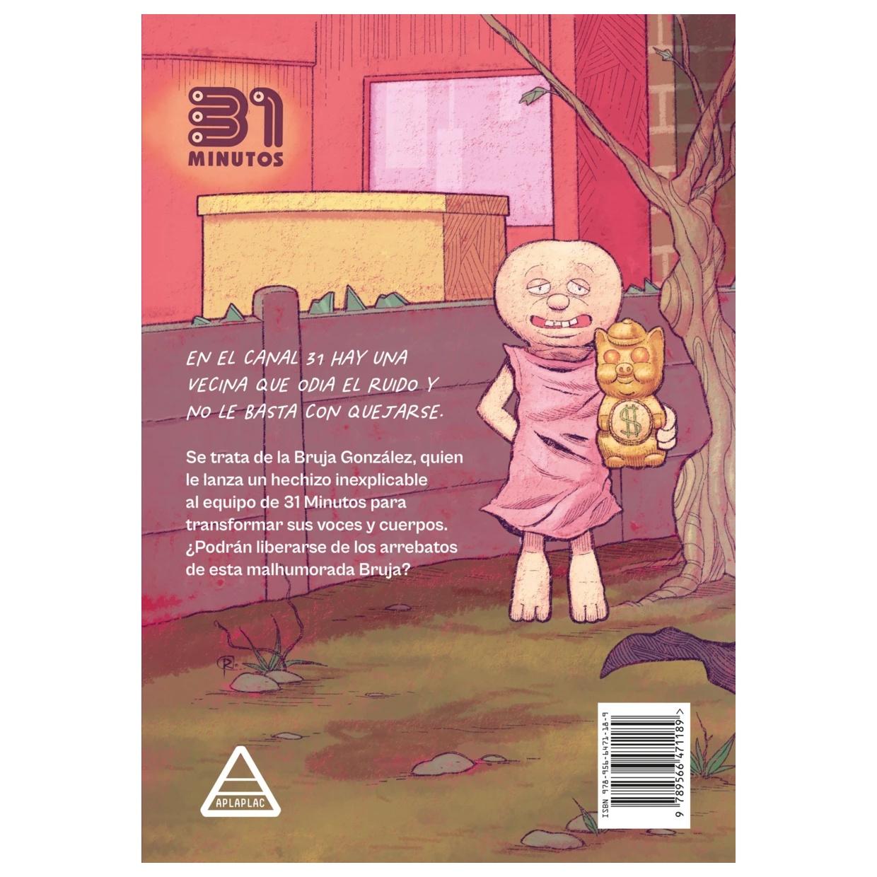 LA MALDICIÓN DE LA BRUJA GONZÁLEZ (TAPA RÚSTICA) - 31 MINUTOS | LIBRO