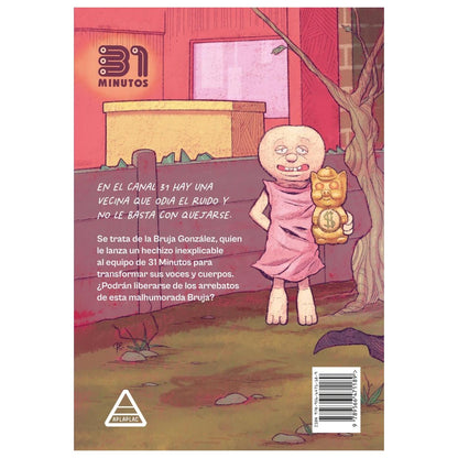 LA MALDICIÓN DE LA BRUJA GONZÁLEZ (TAPA RÚSTICA) - 31 MINUTOS | LIBRO