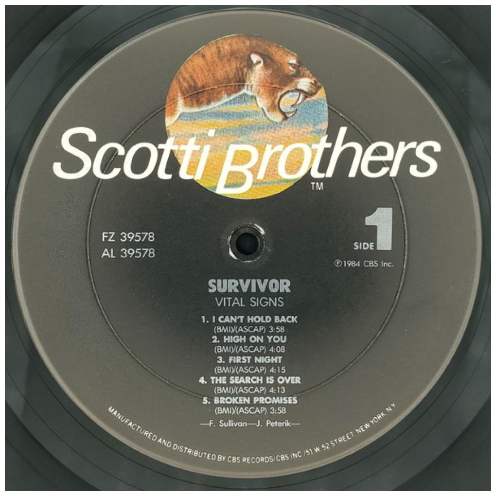 SURVIVOR - HIGH ON YOU | 7" SINGLE USADO