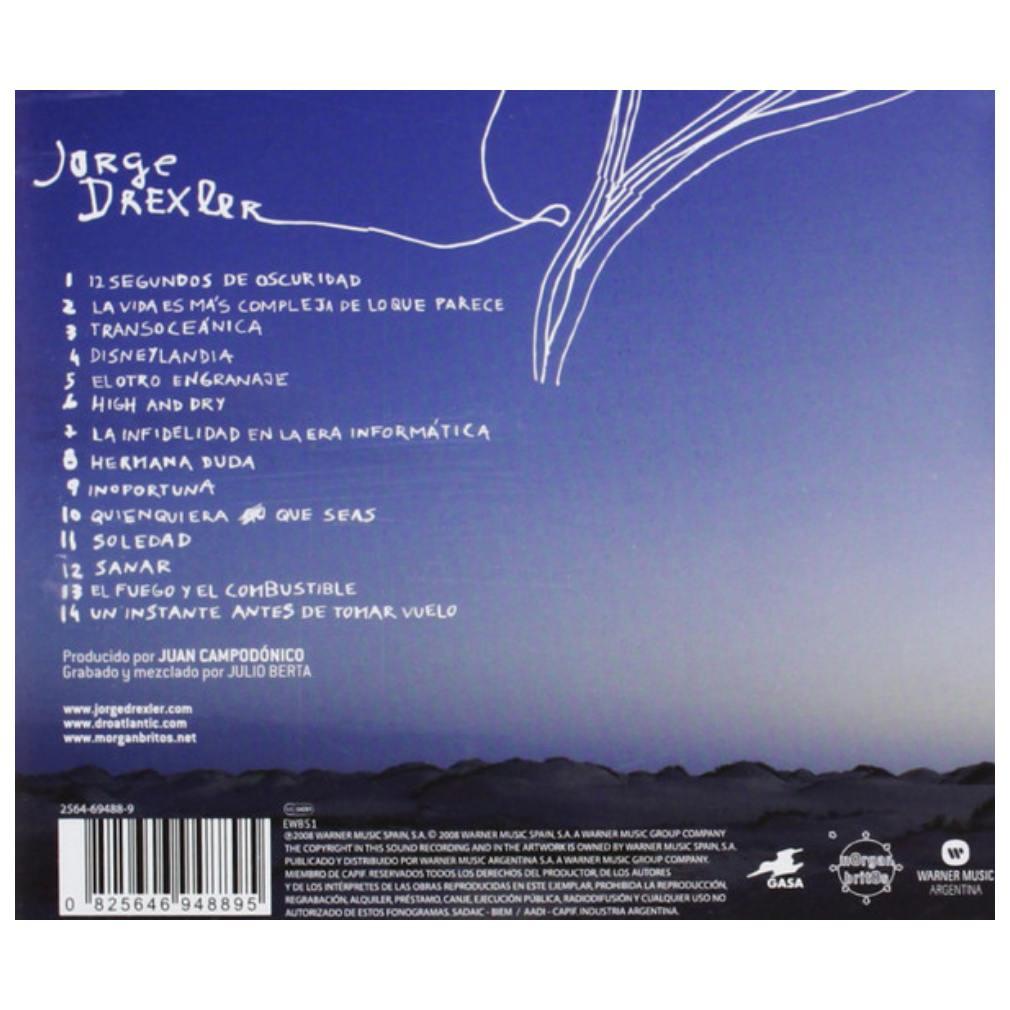 JORGE DREXLER - 12 SEGUNDOS DE OSCURIDAD | CD