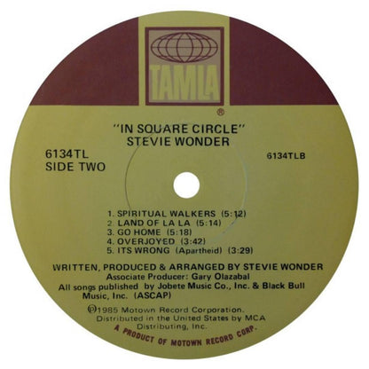 STEVIE WONDER - IN SQUARE CIRCLE | VINILO USADO