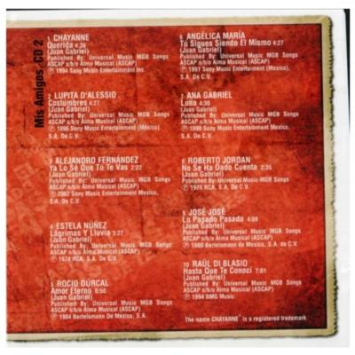 JUAN GABRIEL - MIS CANCIONESMIS AMIGOS (2CD) | CD