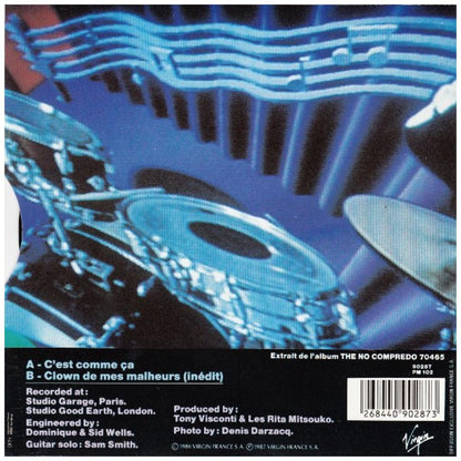 LE RITA MITSOUKO - C'EST COMME CA | 7" SINGLE USADO