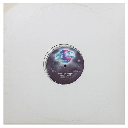 POINTER SISTERS - SLOW HAND | 12" MAXI SINGLE USADO