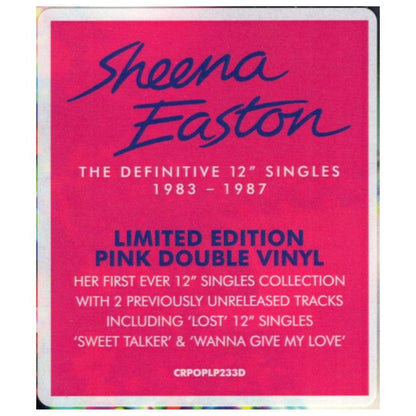SHEENA EASTON - DEFINITIVE 12 INCH SINGLES 1983-87(2LP)(PINK VINYL) | VINILO