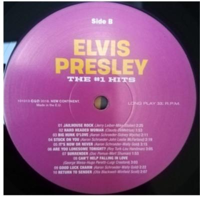 ELVIS PRESLEY - THE 1 HITS GATEFOLD EDITION | VINILO