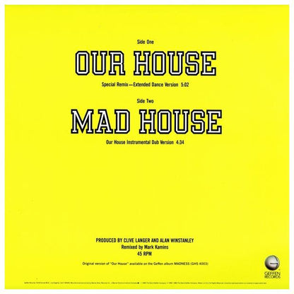 MADNESS - OUR HOUSE | 12" MAXI SINGLE VINILO USADO