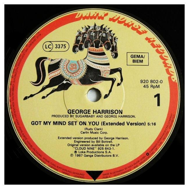 GEORGE HARRISON - GOT MY MIND SET ON YOU   | 12" MAXI SINGLE USADO
