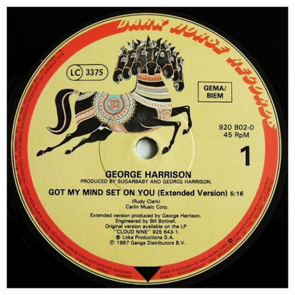 GEORGE HARRISON - GOT MY MIND SET ON YOU   | 12" MAXI SINGLE USADO