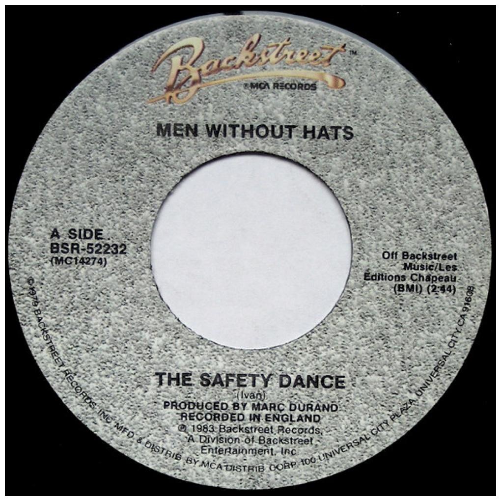 MEN WITHOUT HATS - SAFETY DANCE | 7" SINGLE USADO