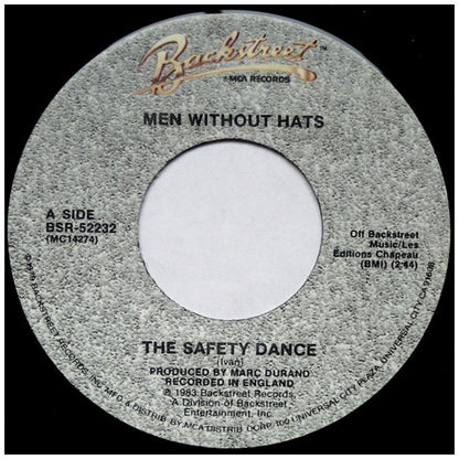 MEN WITHOUT HATS - SAFETY DANCE | 7" SINGLE USADO
