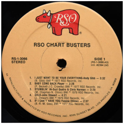RSO CHARTS BUSTERS - VARIOUS ARTISTS | VINILO