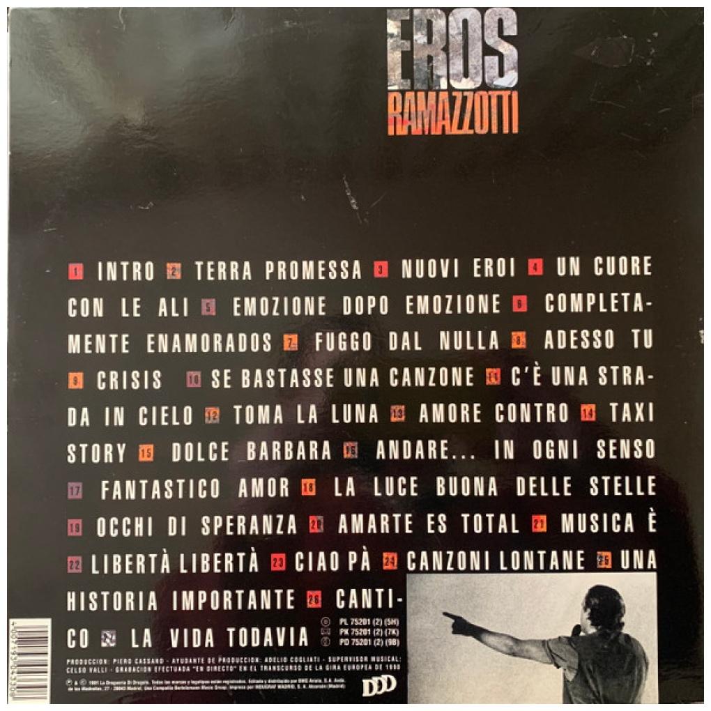 EROS RAMAZZOTTI - EROS IN CONCERT (2LP) | VINILO USADO
