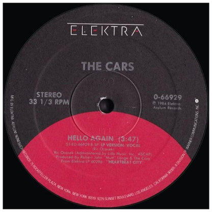 THE CARS - HELLO AGAIN | 12" MAXI SINGLE USADO