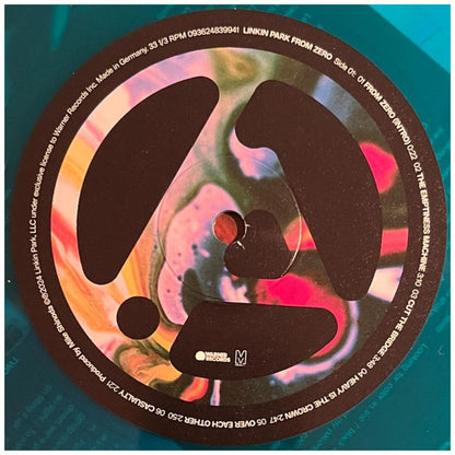 LINKIN PARK - FROM ZERO (TRANSPARENT PETROL VINYL) | VINILO