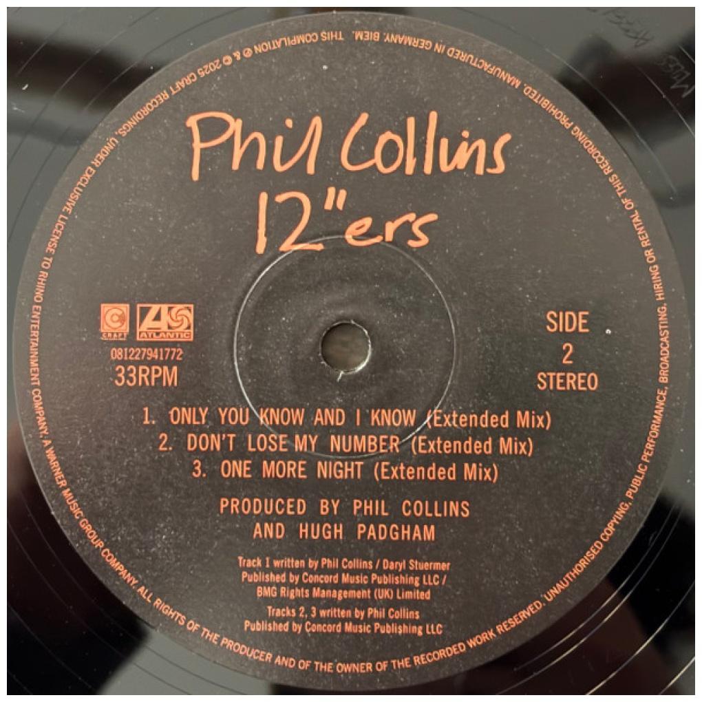PHIL COLLINS - 12"ERS (RSD) | VINILO
