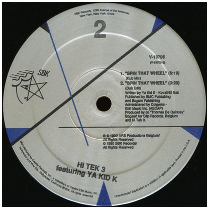 HI TEK 3 - SPIN THAT WHEEL | 12'' MAXI SINGLE USADO