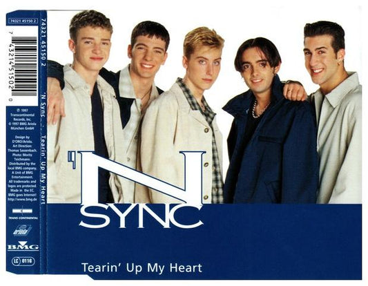 N SYNC - TEARIN  UP MY HEART | CD SINGLE USADO