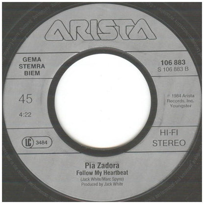 JERMAINE JACKSON & PIA ZADORA - WHEN THE RAIN BEGINS TO FALL | 7" SINGLE USADO