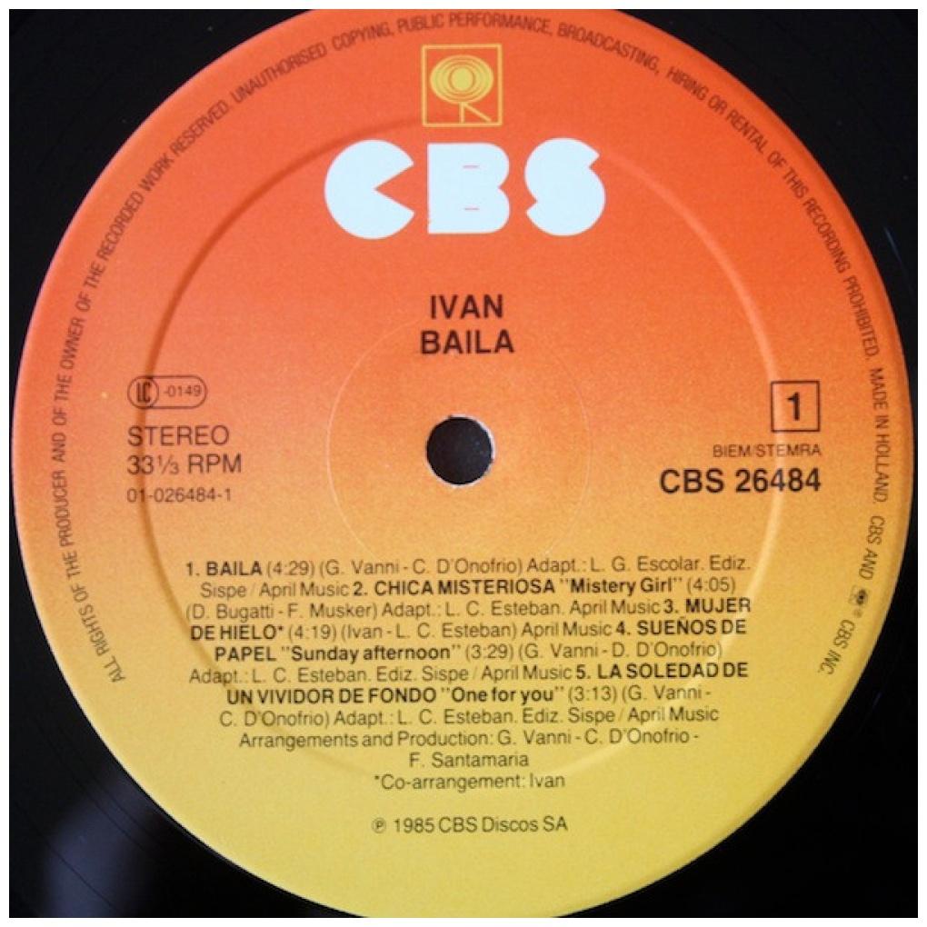 IVAN - BAILA | VINILO USADO
