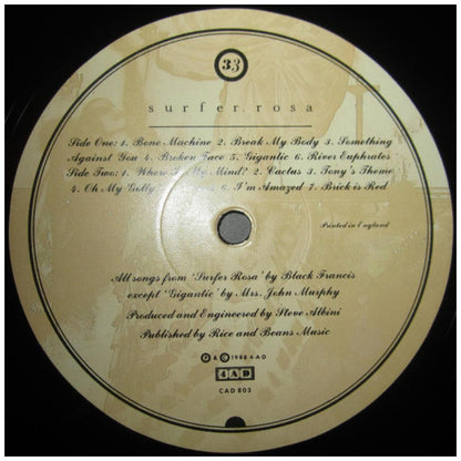 PIXIES - SUPFER ROSA | VINILO