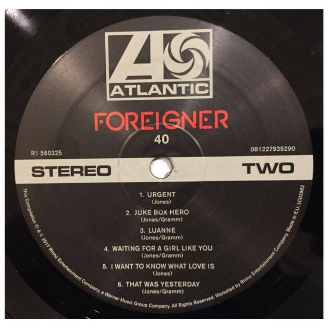 FOREIGNER - 40 HITS FROM 40 YEARS (2LP) | VINILO