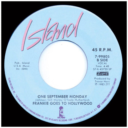 WANG CHUNG - EVERYBODY HAVE FUN TONIGHT | 7" SINGLE USADO