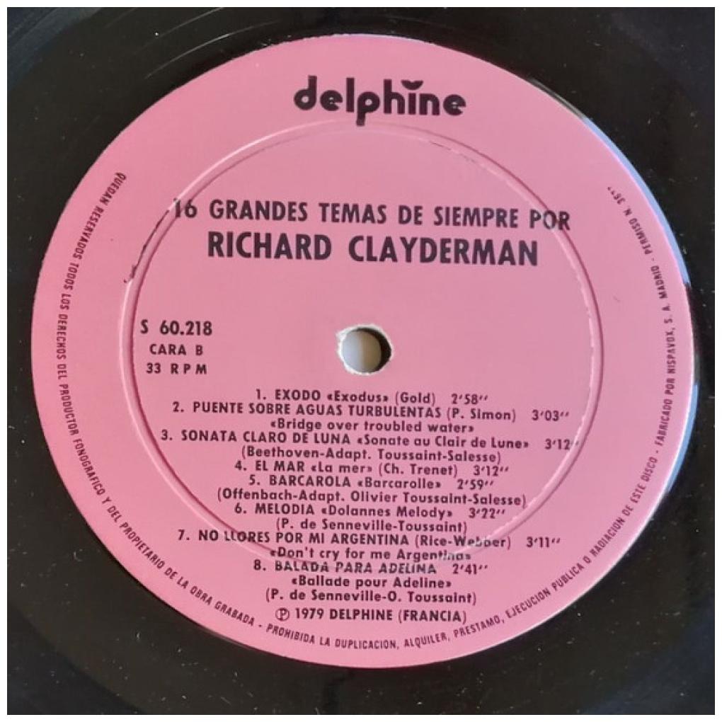 RICHARD CLAYDERMAN - 16 GRANDES TEMAS DE SIEMPRE | VINILO USADO