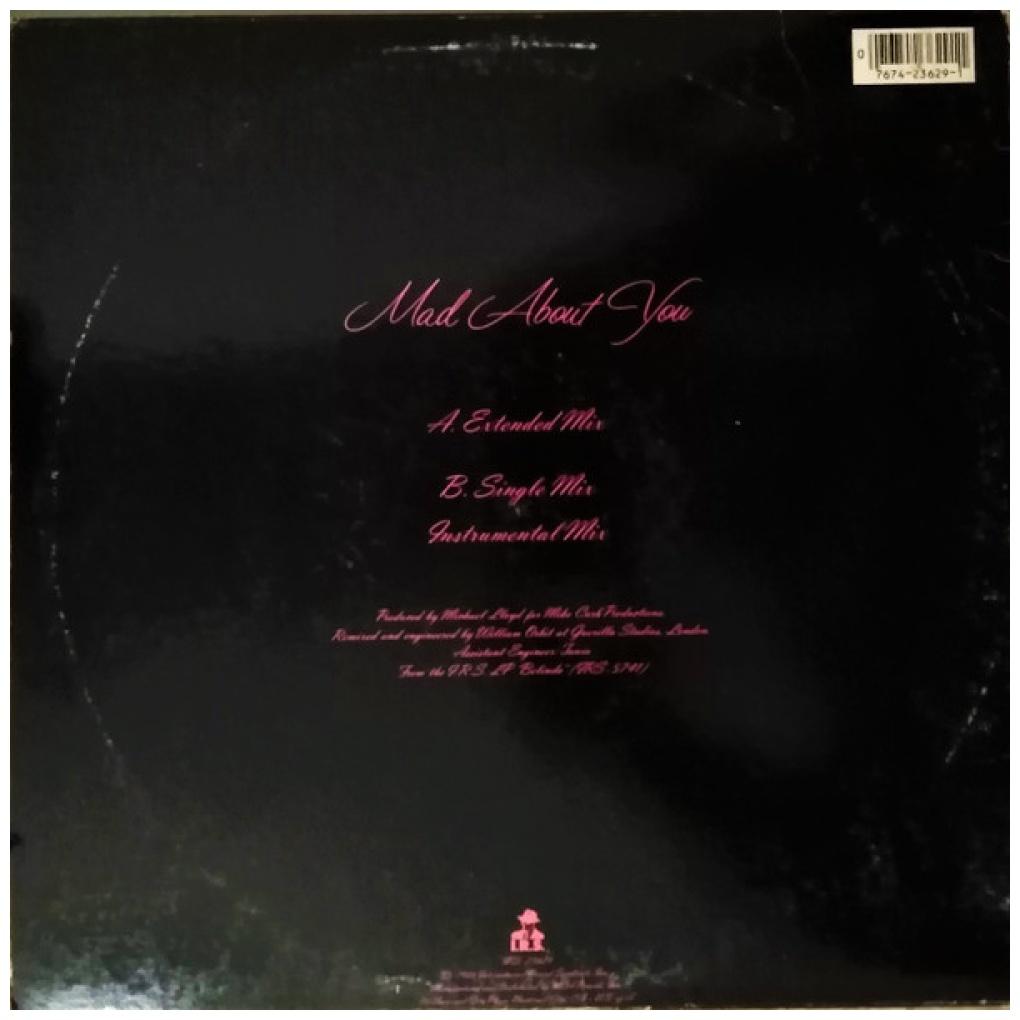 BELINDA CARLISLE - MAD ABOUT YOU | 12" MAXI SINGLE VINILO USADO