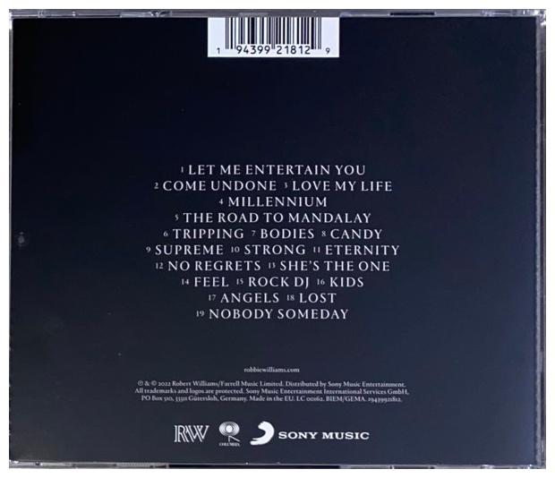 ROBBIE WILLIAMS - XXV: GRESTEST HITS (2023) | CD