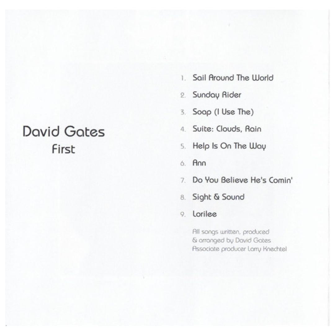 DAVID GATES - FIRST | CD ABIERTO