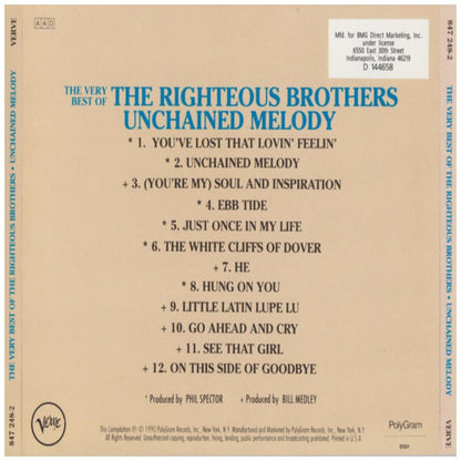 THE RIGHTEUS BROTHERS - THE VERY BEST OF - UNCHAINED MELODY | CD USADO