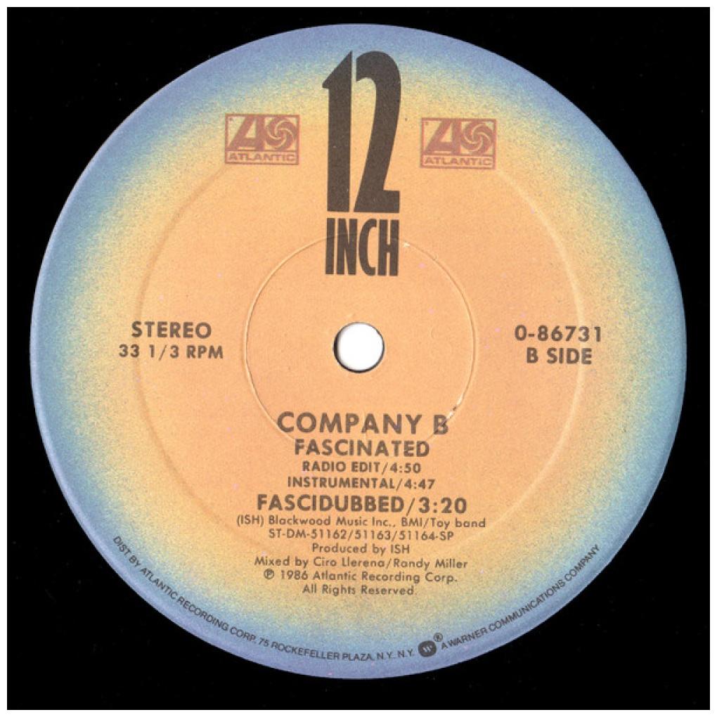 COMPANY B - FASCINATED | 12'' MAXI SINGLE USADO