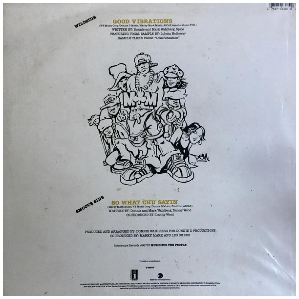MARKY MARK AND THE FUNKY BUNCH - GOOD VIBRATIONS | 12'' MAXI SINGLE USADO