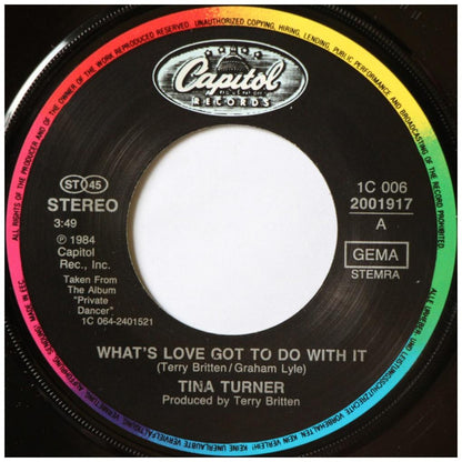 TINA TURNER - WHAT'S LOVE GOT TO DO WITH IT | 7" SINGLE USADO