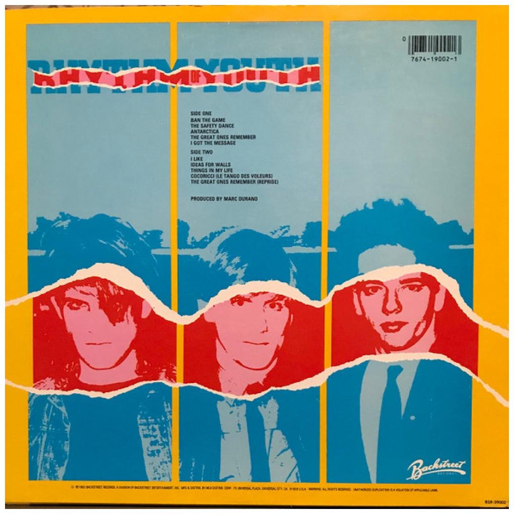 MEN WITHOUT HATS - RHYTHM OF YOUTH | VINILO USADO