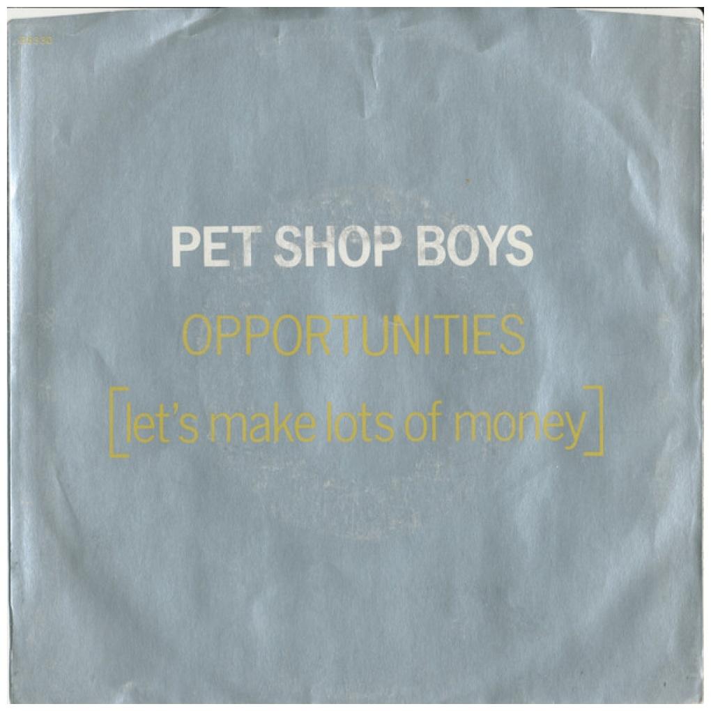 PET SHOP BOYS - OPPORTUNITIES (LET'S MAKE LOTS OF MONEY) | 7" SINGLE USADO