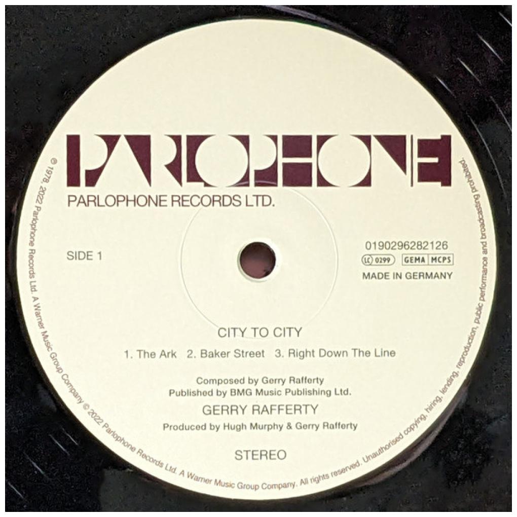 GERRY RAFFERTY - CITY TO CITY (2LP) (HALF SPEED-180GRS) | VINILO