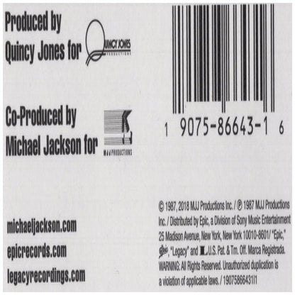 MICHAEL JACKSON - BAD (PICTURE DISC) | VINILO