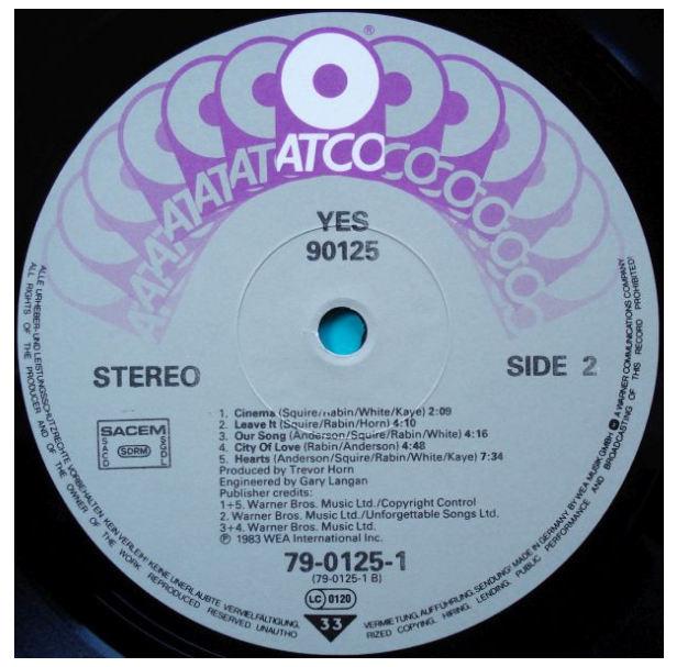 YES - 90125 | VINILO USADO