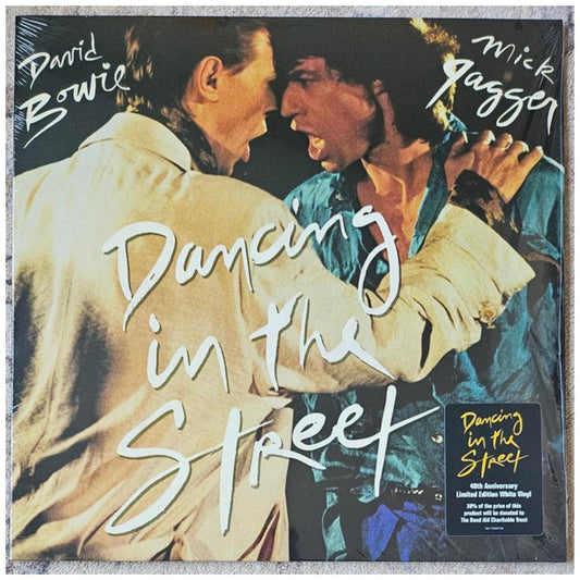 DAVID BOWIE & MICK JAGGER - DANCING IN THE STREET E.P. (2025 REMASTER) (WHITE VINYL) | 12" MAXI SINGLE VINILO