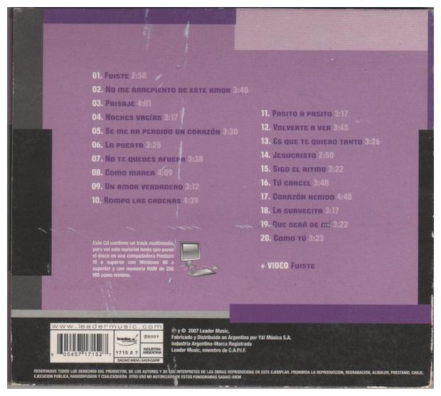 GILDA  - 20 GRANDES EXITOS   | CD