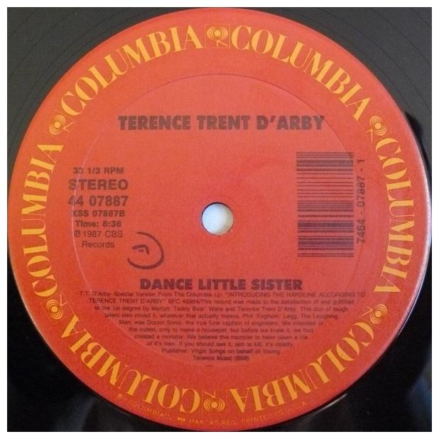 TERENCE TREN DARBY - DANCE LITTLE SISTER | 12 MAXI SINGLE USADO